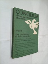 Concilium rivista confessione usato Concilium rivista confessione usato  Roma