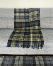 Vintage tartan blanket for sale  GLASGOW