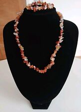 Carnelian gemstone necklace for sale  UK