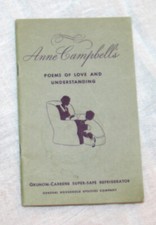 Anne Campbells Poems of Love and Understanding booklet Grunow-Carrene 1935, usado comprar usado  Enviando para Brazil