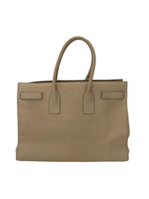 Bolsa Saint Laurent Classic Sac De Jour bege nude grande YSL couro liso comprar usado  Enviando para Brazil