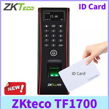 ZKteco TF1700 TCP/IP Huella Dactilar Puerta Control Terminal Hora Reloj Tarjeta de Identificación segunda mano  Embacar hacia Mexico