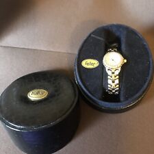 RELÓGIO SUÍÇO FEITO POR FELLER OYSTERDATE LADY NA BATERIA CAIXA ORIGINAL comprar usado  Enviando para Brazil