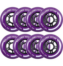 Rollerex VXT500 8 pk rodas de skate em linha 72 mm 85A roxo patinação dificilmente arranhada comprar usado  Enviando para Brazil
