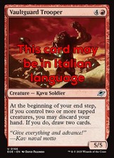 Mtg vaultguard trooper usato  Italia