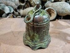 Usado, Bronze antigo chinês, campainha, esculpida com inscrições budistas antigas comprar usado Usado, Bronze antigo chinês, campainha, esculpida com inscrições budistas antigas comprar usado  Enviando para Brazil