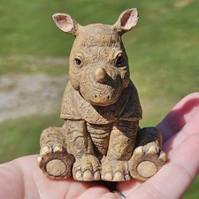 Rhinoceros resin figure for sale  Cabot