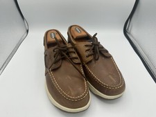 Sapato de barco Sperry STS17292: masculino Convoy 3 olhos marrom 10,5W 11W, 11,5W couro marrom comprar usado  Enviando para Brazil