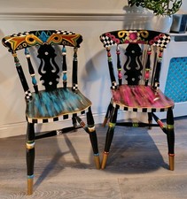 Funky art chairs for sale  WEYBRIDGE