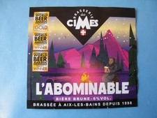 Etiquette bière abominable d'occasion  Envermeu