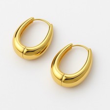 Gold plated hoop for sale  North Hollywood
