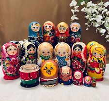 Matrioska Russa Originale Artigianale H -15 cm Matryoshka Матрешка Legno, używany na sprzedaż  Wysyłka do Poland