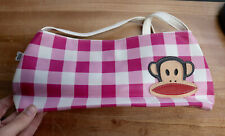 Raro Vintage Macaco Paul Frank Rosa Quadriculada Bolsa Clutch bolsa de mão Bolsa de mão comprar usado  Enviando para Brazil