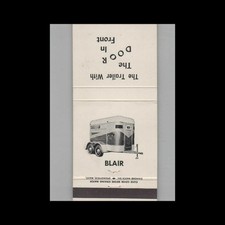 Matchbook cover blair for sale  Raymond