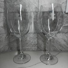 2 Caves de Carvalho Prata Copos de Vinho Cristal Napa Valley NOVO com Embalagem Original comprar usado  Enviando para Brazil