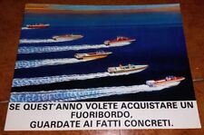 Brochure depliant advertisemen usato  Italia