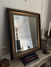 Espelho chanfrado antigo efeito bronze madeira dourado grosso aparado comprar usado Espelho chanfrado antigo efeito bronze madeira dourado grosso aparado comprar usado  Enviando para Brazil