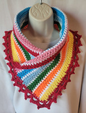 Crochet rainbow neck for sale  Traverse City