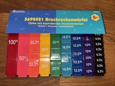 Bruchrechenwürfel prozent dez gebraucht kaufen  Freiburg im Breisgau
