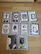 Trauerkarten 10 stück gebraucht kaufen  Mansfeld