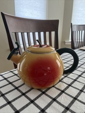 Chaleira de chá vintage esmaltada MKI Kamentein pêssego - amada, em mau estado comprar usado  Enviando para Brazil