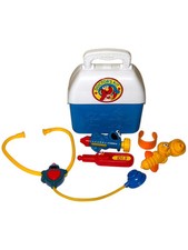 Vintage 1998 Sesame Street Doctor Kit Médico Brinquedo Elmo Big Bird Cookie Monster comprar usado  Enviando para Brazil