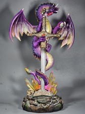 Purple dragon figurine for sale  GREAT YARMOUTH