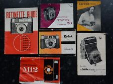 Vintage camera guides for sale  LIVERPOOL