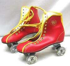 PATINS DE RODA OFICIAIS ROLLER DERBY OUTDOOR AÇO Infantil TAMANHO 3 Vermelho e Amarelo comprar usado  Enviando para Brazil