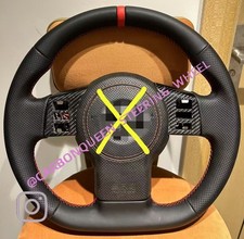  Volante aquecido para Nissan 350Z com tampa de botões de fibra de carbono , usado comprar usado  Enviando para Brazil