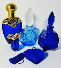 Lot blue glass for sale  Canton