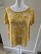 Blusa Feminina Floral Verão, Estilo Simples, Gola Redonda, Manga Curta, Tamanho LP comprar usado  Enviando para Brazil