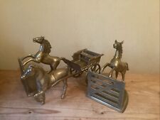 Group brass horses for sale  NORWICH