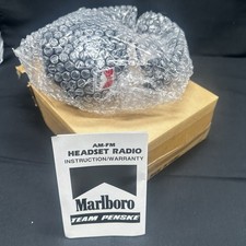 Raro fone de ouvido Marlboro AM-FM rádio equipe Penske com garantia de instruções comprar usado  Enviando para Brazil