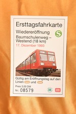 Ersttag fahrkarte 1993 gebraucht kaufen  Berlin