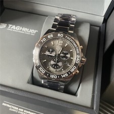 TAG Heuer Formula 1 QUARTZ cronógrafo 43mm relógio masculino CINZA CAZ1011.BA0843 comprar usado  Enviando para Brazil