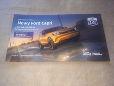 2025 Ford CAPRI Prospekt Brochure Catalog POLSKI 16 S. 2 / 2025 M22 na sprzedaż  PL