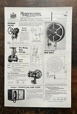 Merryweather fire fighting for sale  LONDON