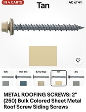 Metal roof screws for sale  Dyer