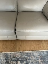 Leather recliner sofa for sale  CREWE