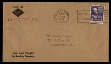 Mayfairstamps EUA 1949 Lancaster PA linhas de leitura Prexie Perfin capa aat_11255 comprar usado  Enviando para Brazil