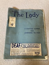 Lady magazine 1936 for sale  REIGATE