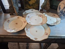 Assiettes plates porcelaine d'occasion  Villeneuve-la-Guyard