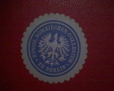 Znaczek pieczęci Król. Katedra - Kościoły - Collegium zu Berlin   na sprzedaż  Wysyłka do Poland