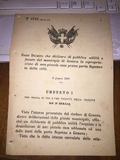 Regio decreto pubblica usato  Ferrara
