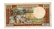 Malgache billet 100 d'occasion  Paris I