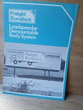 Freight bondatruck loadspeeder for sale  CHELMSFORD