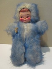 Boneca de neve rara vintage rosto de borracha azul pelúcia boneca bebê neve 12 polegadas L@@K! comprar usado  Enviando para Brazil