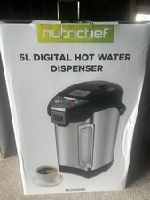 Caldera y calentador de agua eléctrico NutriChef 5L/5,28 Qt acero inoxidable agua caliente segunda mano  Embacar hacia Mexico