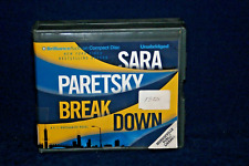 BREAK DOWN by Sara Paretsky Audio Book on CD ex-library comprar usado  Enviando para Brazil